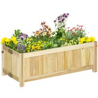 Hochbeet, Klappbarer Pflanzkasten, Blumenkasten für Garten