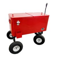 Bollerwagen Kühler Rot