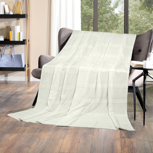 Kuscheldecke Cashmere Dots + Stripes