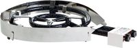 Paella World Edelstahl Hitze- und Windschutz für Ring-Gasbrenner mit Ø 30-50 cm