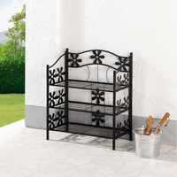 Metallregal mit 3 Böden ca. 60 x 30 x 70 cm
