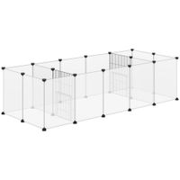 Freigehege, DIY Kleintiergehege, Meerschweinchen Gehege mit 18 Platten
