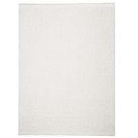 Teppich Wooly Hope, 70 cm x 130 cm, Farbe naturweiß, rechteckig, Gesamthöhe 5mm