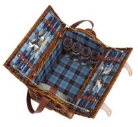 Weiden-Picknickkorb SUMMERLOVE für 4 Personen