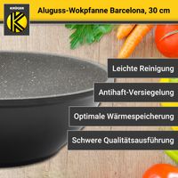 Aluguss Wok-Pfanne BARCELONA, 30 cm