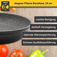 Aluguss Pfanne BARCELONA, 24 cm