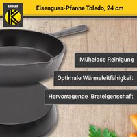Eisenguss Pfanne TOLEDO, 24 cm