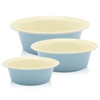 Emailliertes Schüssel-Set SYLT 3 tlg. (20, 24, 28 cm)