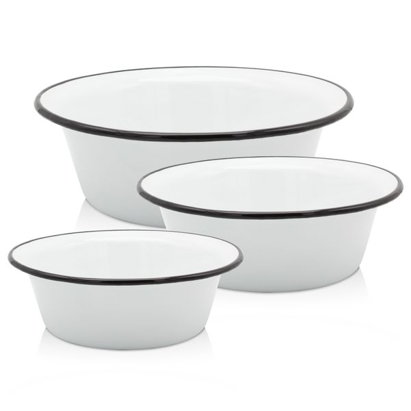 Emailliertes Schüssel-Set 3 tlg. (24, 28, 32 cm)