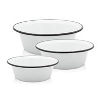 Emailliertes Schüssel-Set 3 tlg. (16, 20, 24 cm)