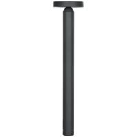 Gartenlampe, 15 W Wegleuchte, Außenlampe mit Warmweißem LED Licht Alu