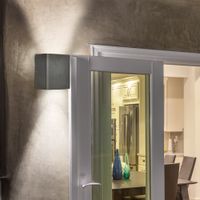 Wandleuchte Außenleuchte LED Gartenleuchte IP65 Wasserdichte, Alu