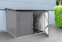 Fahrradgarage-/Fahrradhaus-/Fahrradbox Metall - ca. 204 x 206 x 163 cm