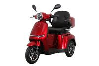 3 Rad/ 4 Rad Seniorenmobil mit Hardkoffer 1000W rot SLSM 04/ SLSM 05