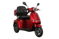 3 Rad/ 4 Rad Seniorenmobil mit Hardkoffer 1000W rot SLSM 04/ SLSM 05