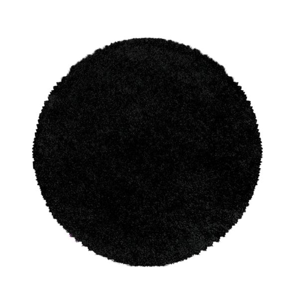 Teppich, SYDNEY 3000, BLACK, 160 x 160 cm