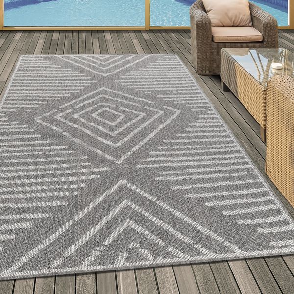 Teppich, ARUBA 4902, GREY, 120 x 170 cm