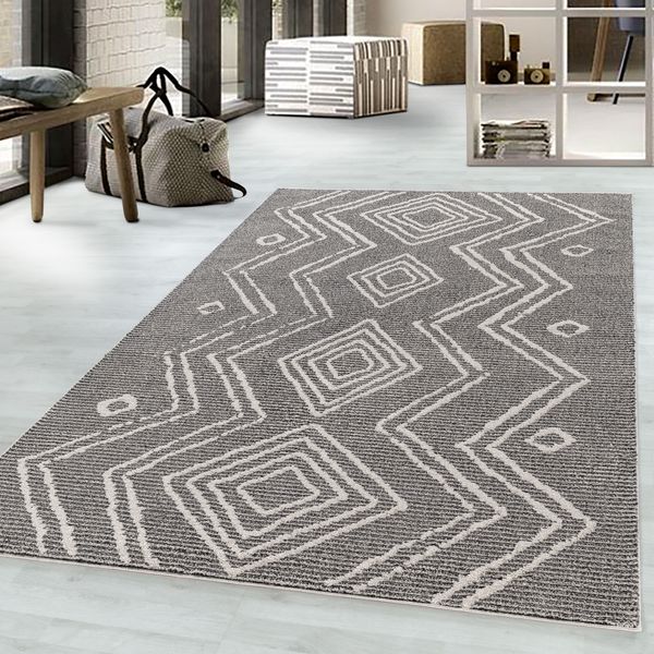 Teppich, TAZNAXT 5104, BLACK, 80 x 250 cm