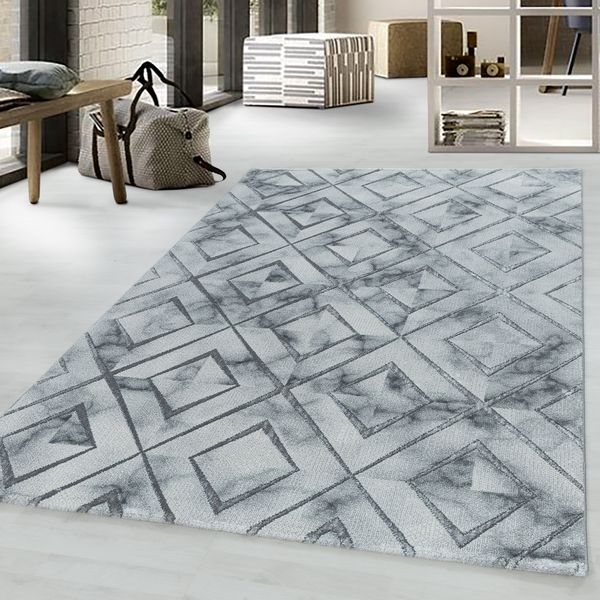 Teppich, NAXOS 3811, SILVER, 140 x 200 cm