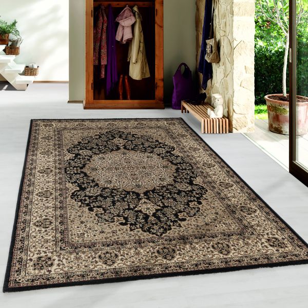 Teppich, KASHMIR 2608, BLACK, 240 x 340 cm