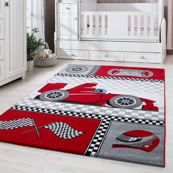 Teppich, KIDS 0460, RED, 80 x 150 cm