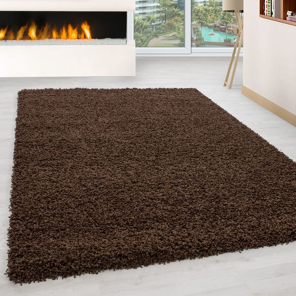 Teppich, LIFE 1500, BROWN, 80 x 150 cm