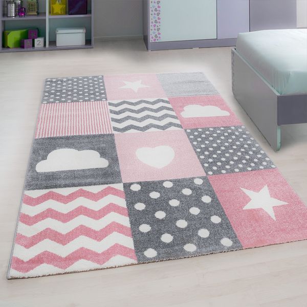 Teppich, KIDS 0620, PINK, 200 x 290 cm