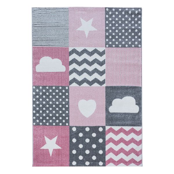 Teppich, KIDS 0620, PINK, 80 x 150 cm