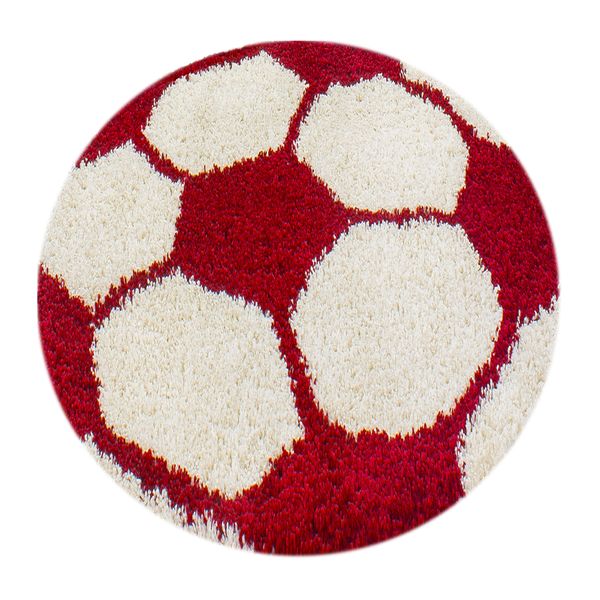 Teppich, FUN 6001, RED, 100 x 100 cm