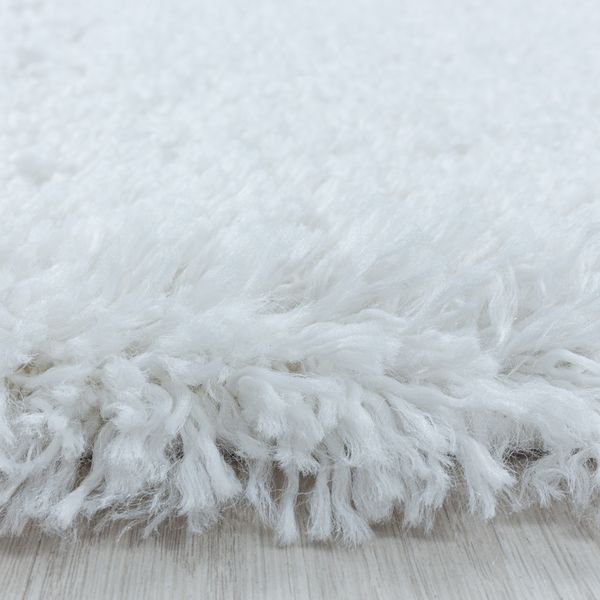 Teppich, FLUFFY 3500, WHITE, 200 x 200 cm