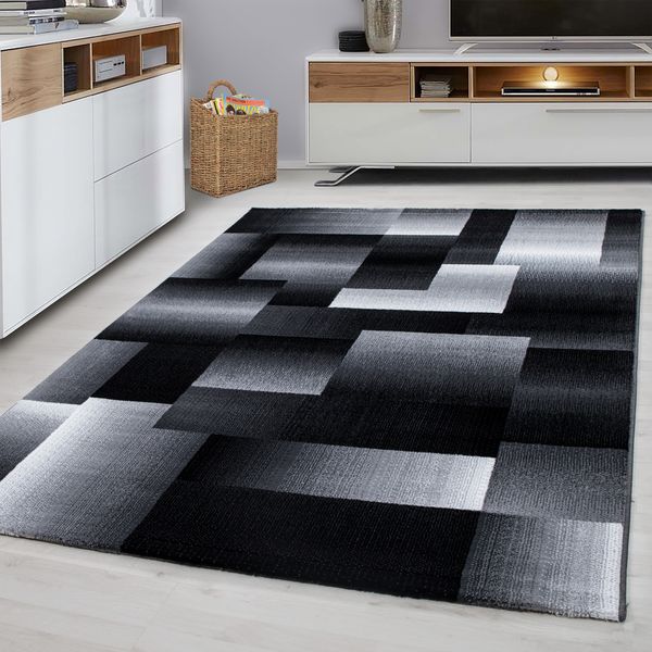 Teppich, MIAMI 6560, BLACK, 140 x 200 cm