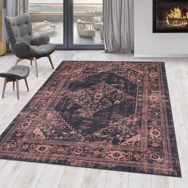 Teppich, FIESTA 4301, RED, 120 x 170 cm