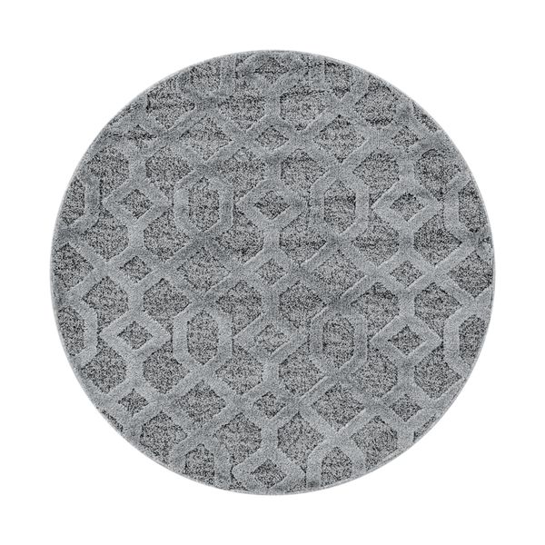 Teppich, PISA 4702, GREY, 80 x 80 cm