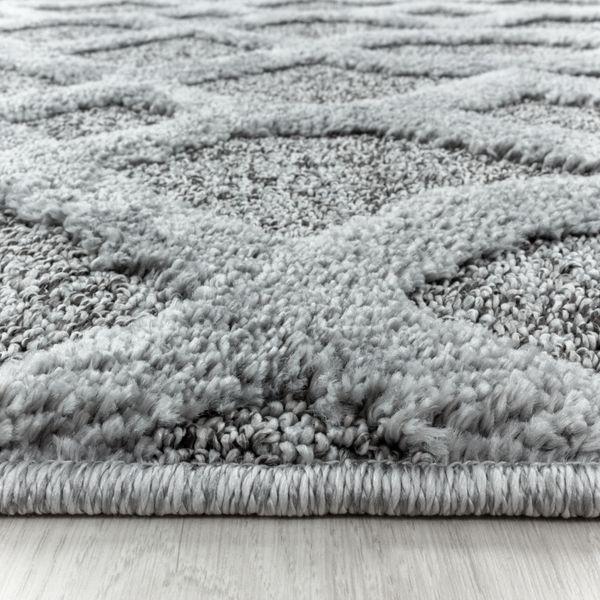 Teppich, PISA 4702, GREY, 80 x 80 cm