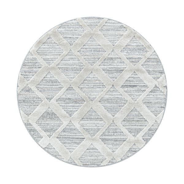 Teppich, PISA 4703, GREY, 80 x 80 cm