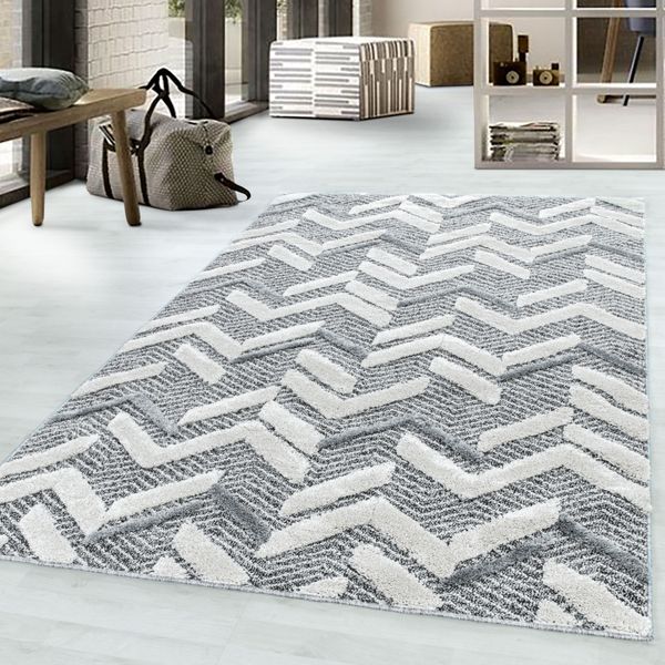 Teppich, PISA 4705, GREY, 160 x 230 cm