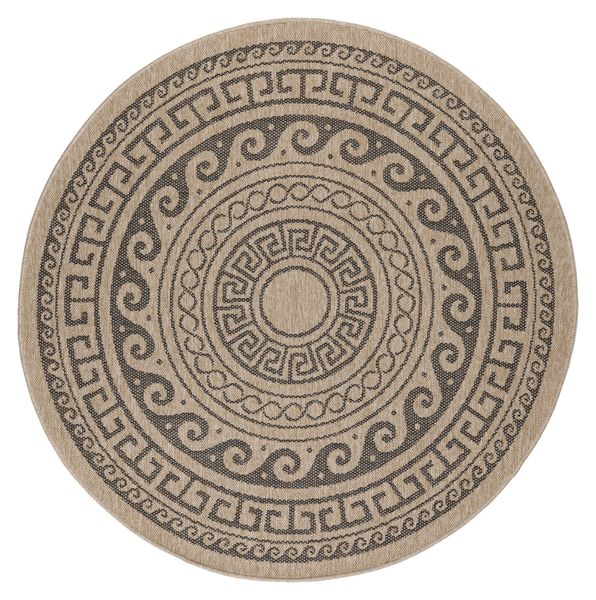Teppich, COMILLA 0887, BLACK, 120 x 120 cm