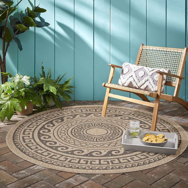 Teppich, COMILLA 0887, BLACK, 120 x 120 cm