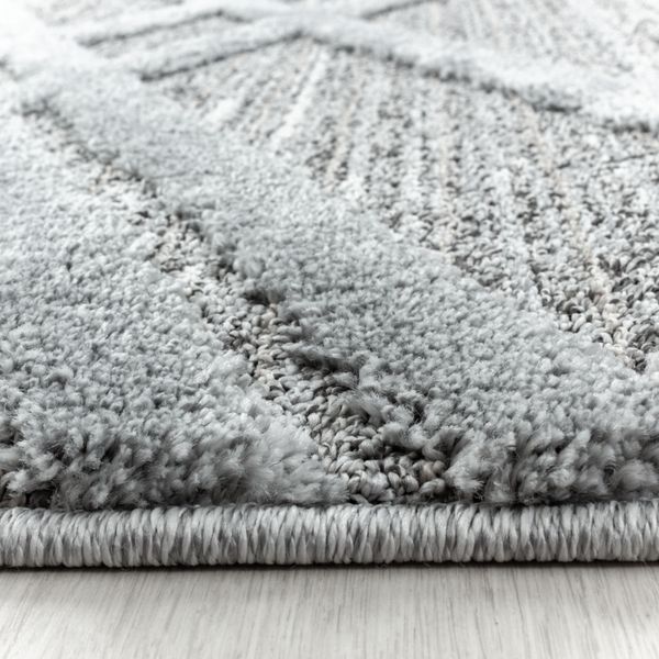Teppich, PISA 4706, GREY, 80 x 250 cm