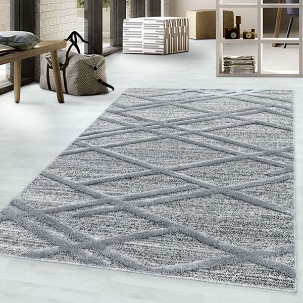 Teppich, PISA 4706, GREY, 200 x 290 cm