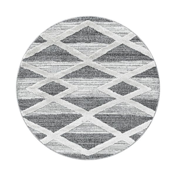 Teppich, PISA 4709, GREY, 200 x 200 cm