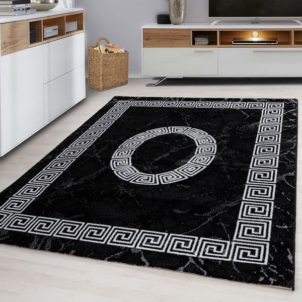 Teppich, PLUS 8009, BLACK, 280 x 370 cm
