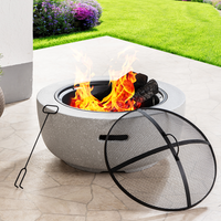 GreenYard® Feuerschale, ca. 60,5 x 60,5 x 39 cm