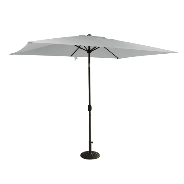 XXL-Sonnenschirm, ca. 2 x 3 m - Grau