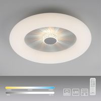 JUST LIGHT.  LED Deckenleuchte VERTIGO, CCT, dimmbar, Fernbedienung, Ø50 cm, IP20