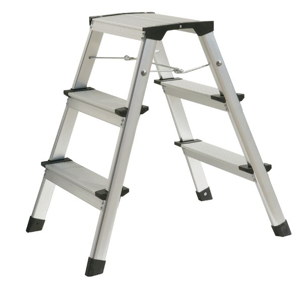 Aluminium-Trittleiter - 3 Stufen