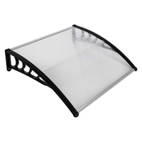 Design-Vordach, ca. 120 x 80 x 23,5 cm - Transparent