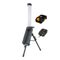 18V/230V Hybrid-LED-Arbeitsleuchte 360° (mit Akku 2,0Ah und Ladegerät)