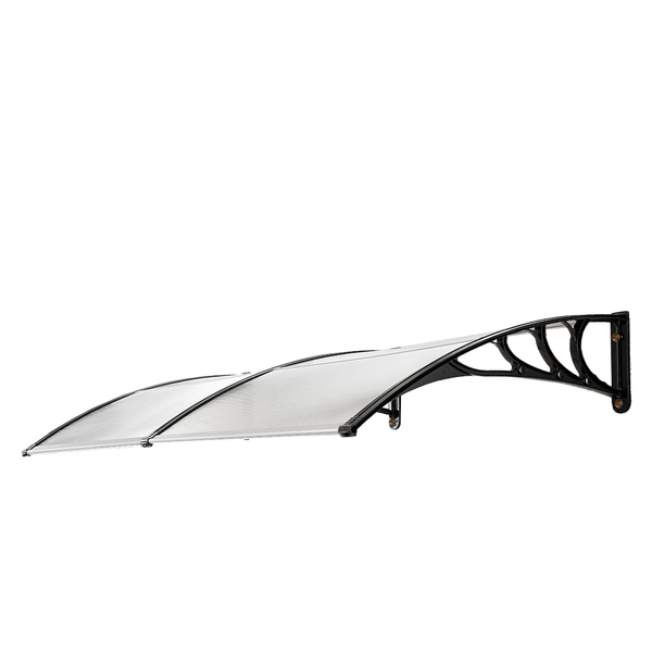 XXL Design-Vordach, ca. 200 x 100 x 28 cm - Transparent