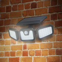 LED Solar-Wandlicht mit Bewegungssensor - Grau - 700 Lumen